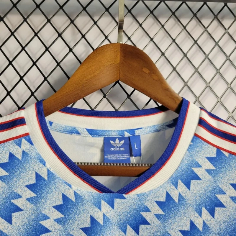 Camisa Manchester United II 1990/92 Retrô Manga Longa
