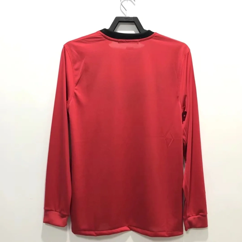 Manchester United 2009/2010 Home Retro Long Sleeve Jersey