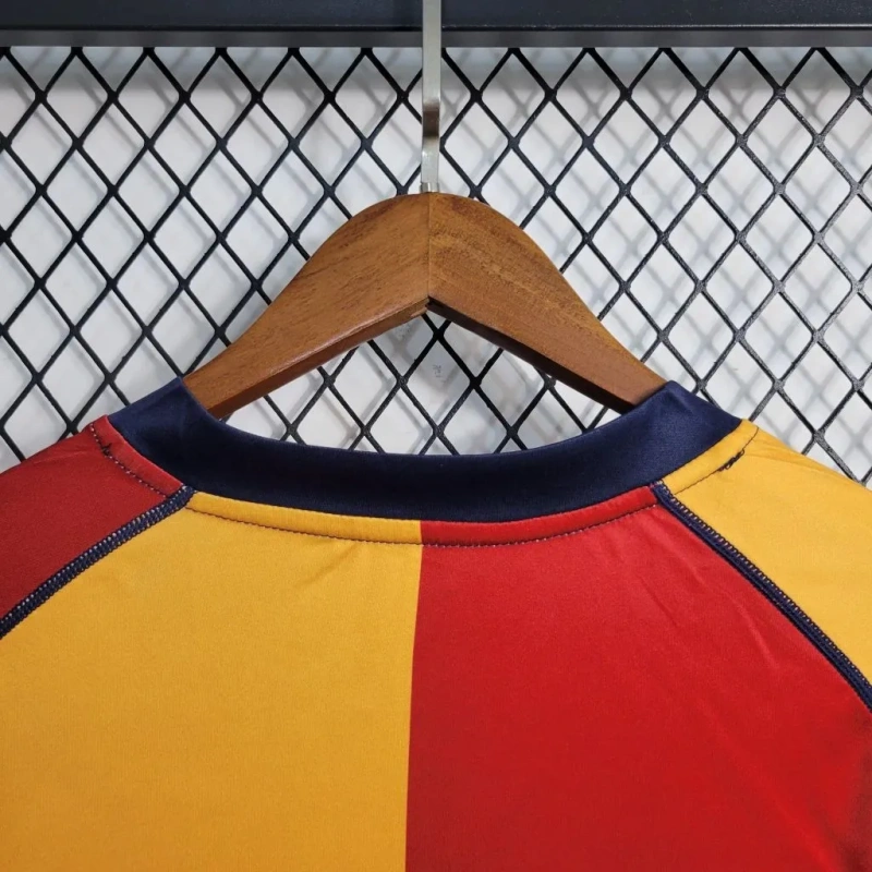 Camisa Roma 2001/02 Retrô Manga Longa