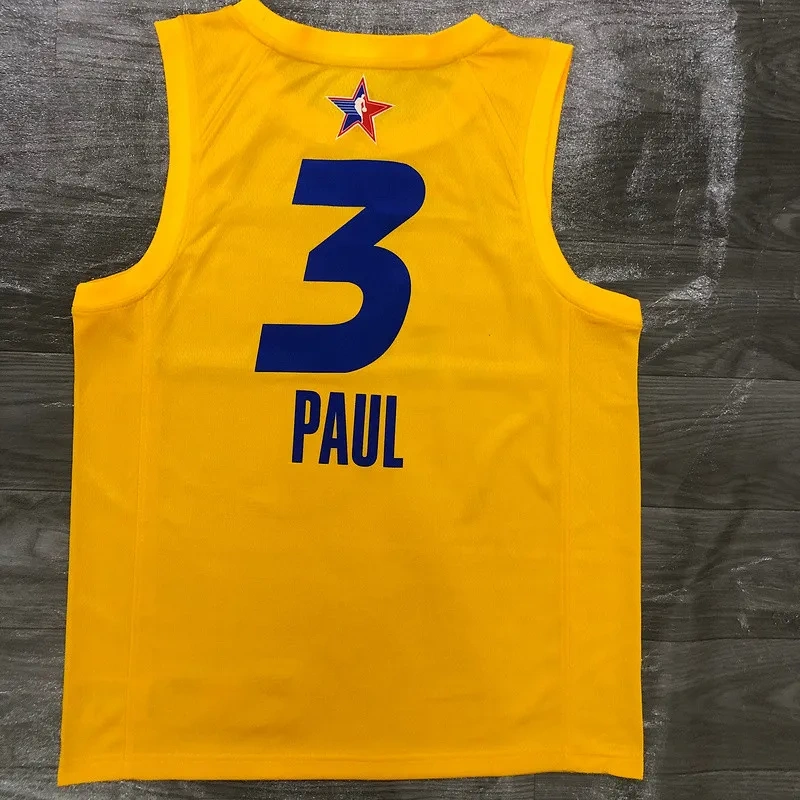 Mens Chris Paul All-Star 2021 Yellow Swingman Player Jersey