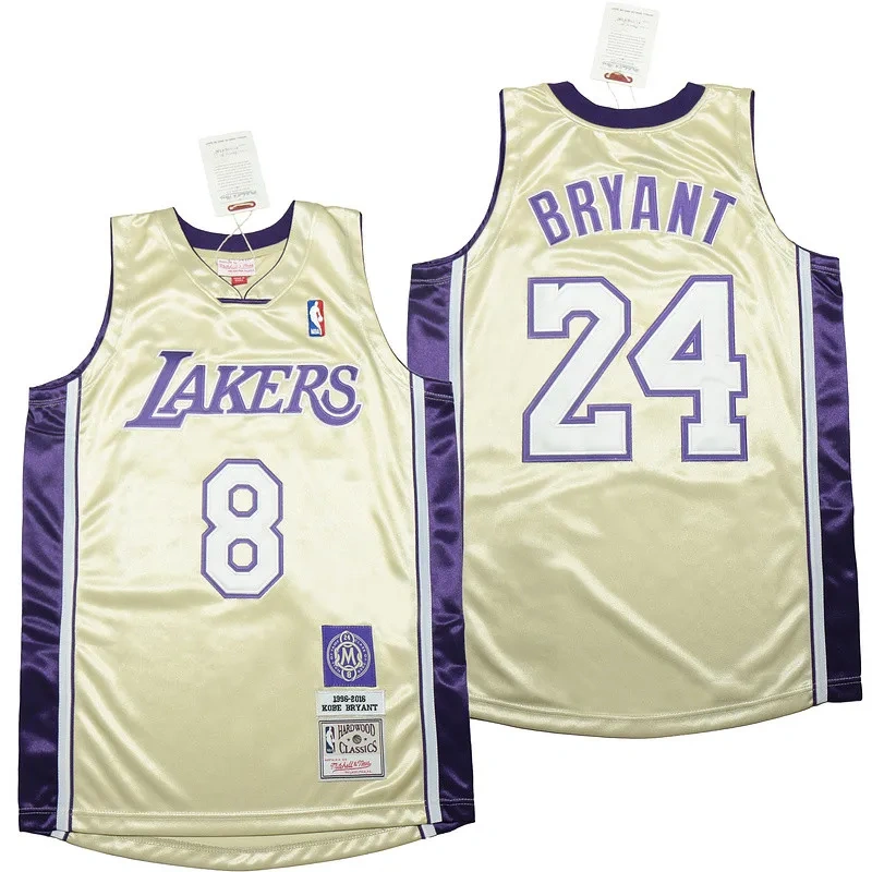Kobe Bryant Gold Hall of Fame Class of 2020 24 Authentic Retro