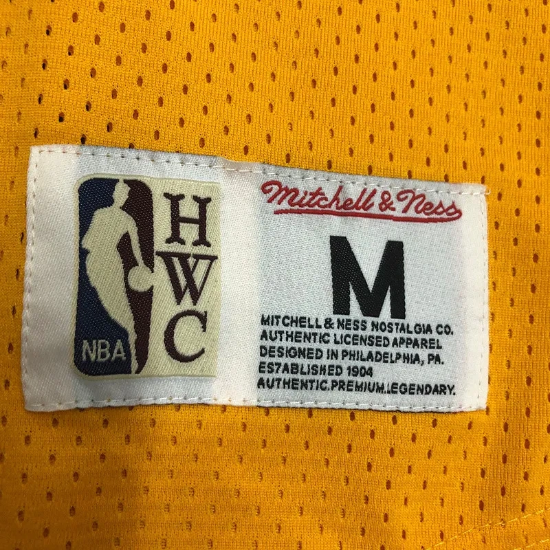 Shaquille ONeal Men's Yellow Player Jersey Throwback Edition