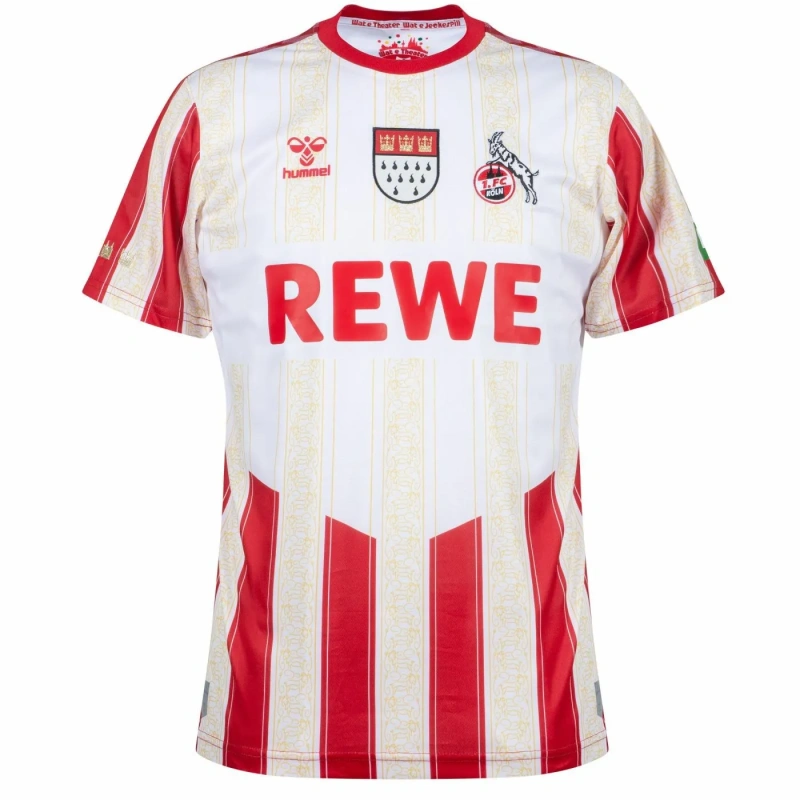 Camisa 1. FC Köln 2023/2024 Versão Tailandesa Karneval