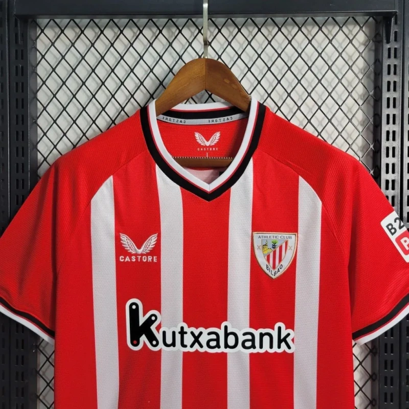 Camisa Athletic Bilbao I 2023/24 Versão Tailandesa