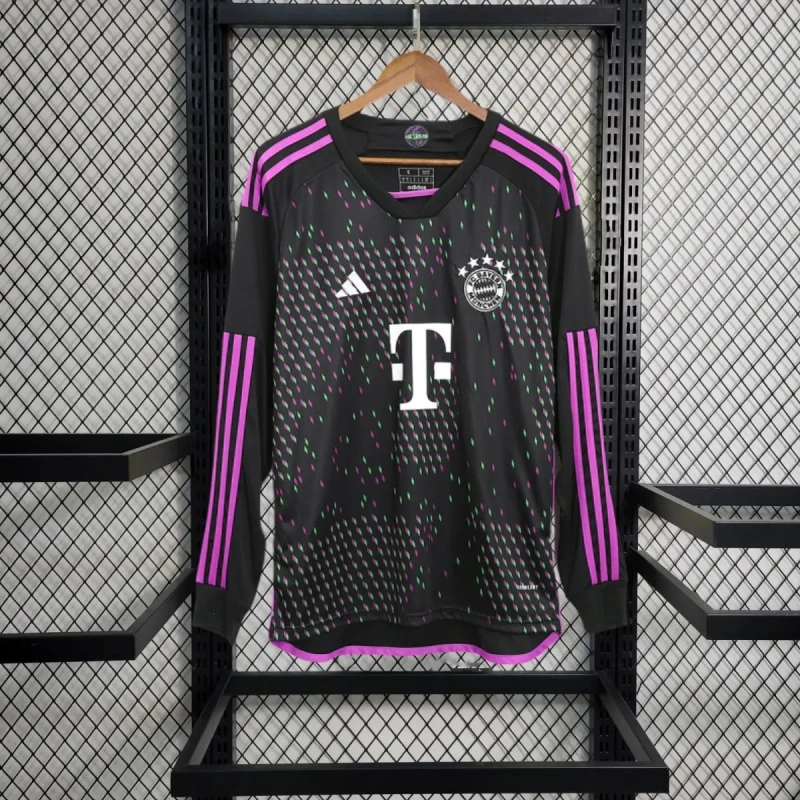 Camisa Bayern de Munique II 2023/24 Versão Tailandesa Manga Longa