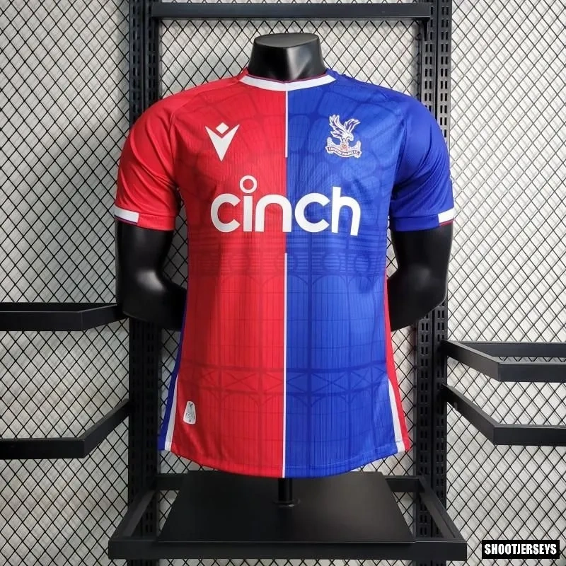 Camisa Crystal Palace I 2023/2024 Autêntica Versão Jogador