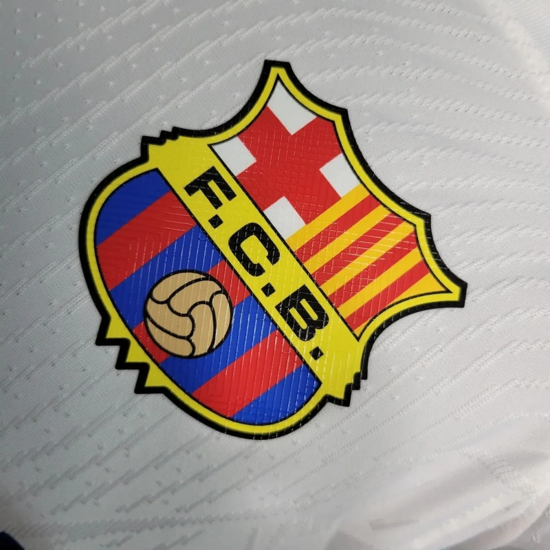 Camisa Barcelona II 2023/24 Autêntica Versão Jogador Manga Longa