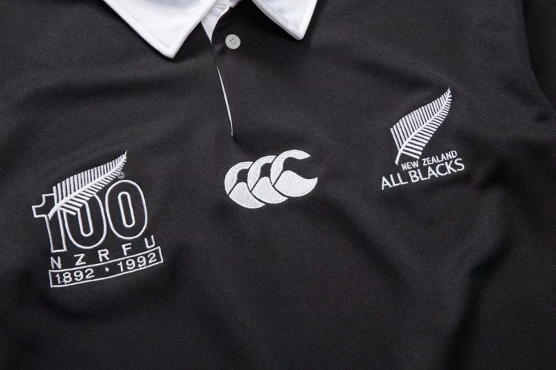 All Blacks 1992 Mens 100 Years Rugby Jersey