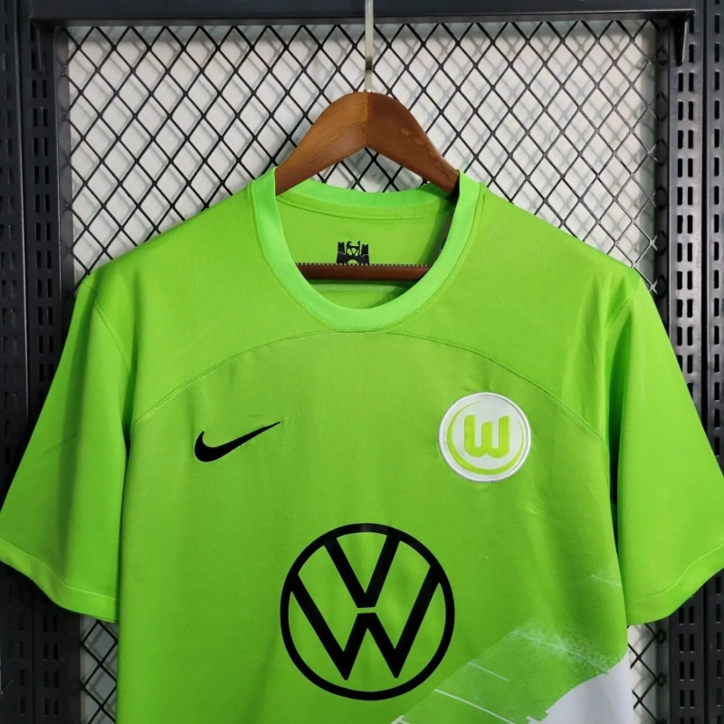 Camisa VfL Wolfsburg I 2023-2024 Versão Tailandesa