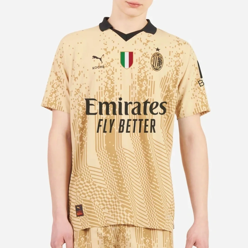 Camisa AC Milan Goleiro 2022/23 Autêntica Versão Jogador