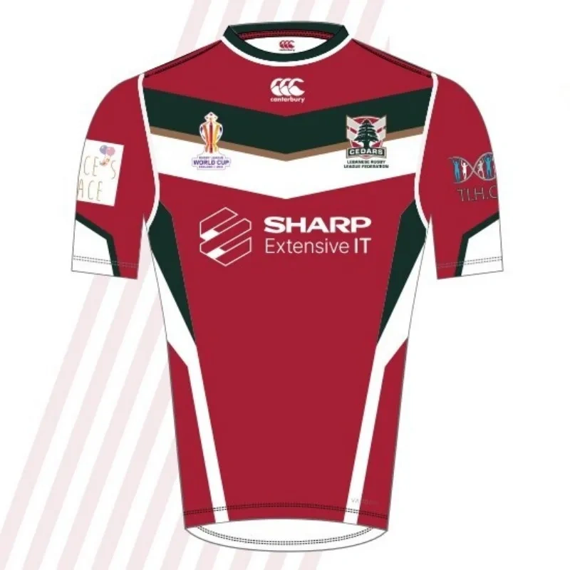 Lebanon Cedars Rugby League 2022 RLWC Away Jersey