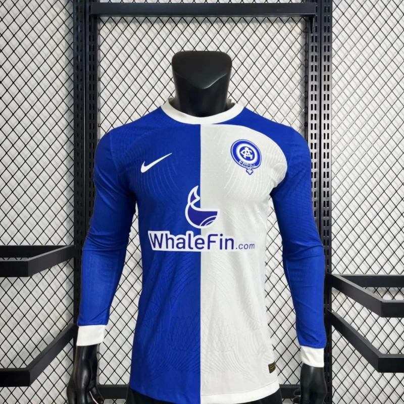 Camisa Atlético de Madrid II 2023/24 Autêntica Versão Jogador Manga Longa