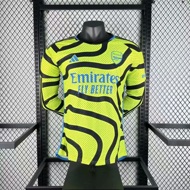 Camisa Arsenal II 2023/24 Autêntica Versão Jogador Manga Longa