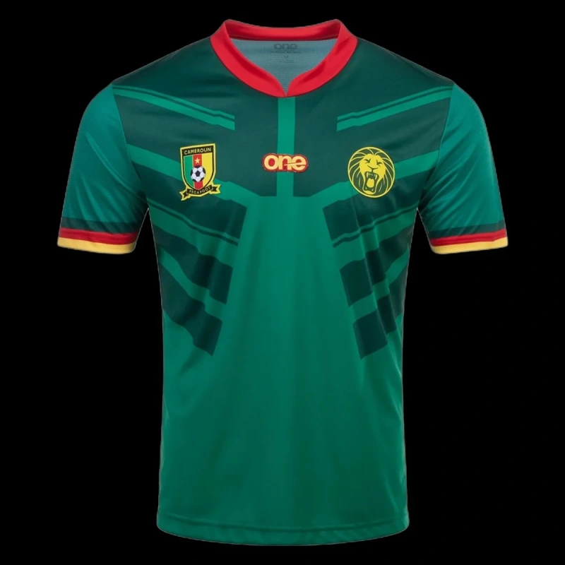 Camisa Camarões I 2022 Autêntica Versão Jogador Copa do Mundo