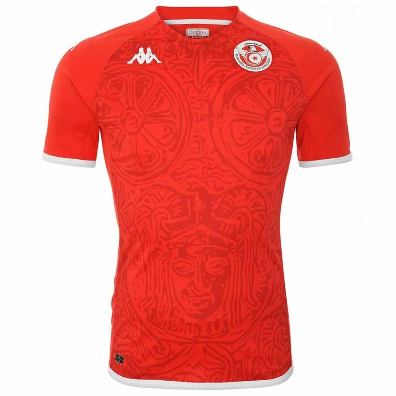 Camisa Tunísia I 2022/23 Versão Tailandesa Copa do Mundo