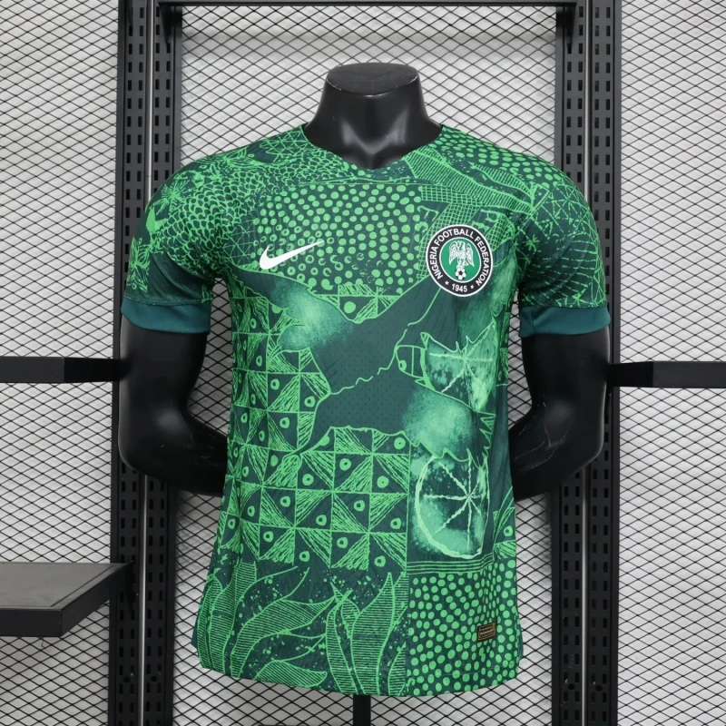 Camisa Nigéria I 2023 Autêntica Versão Jogador