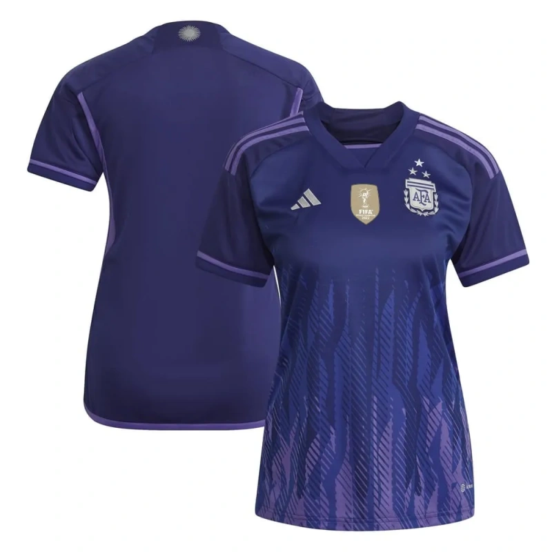 Camisa Argentina II 2022 Versão Tailandesa Feminina Copa do Mundo