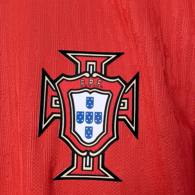 Player version Portugal Home Uefa Euro 2024 Soccer Jersey