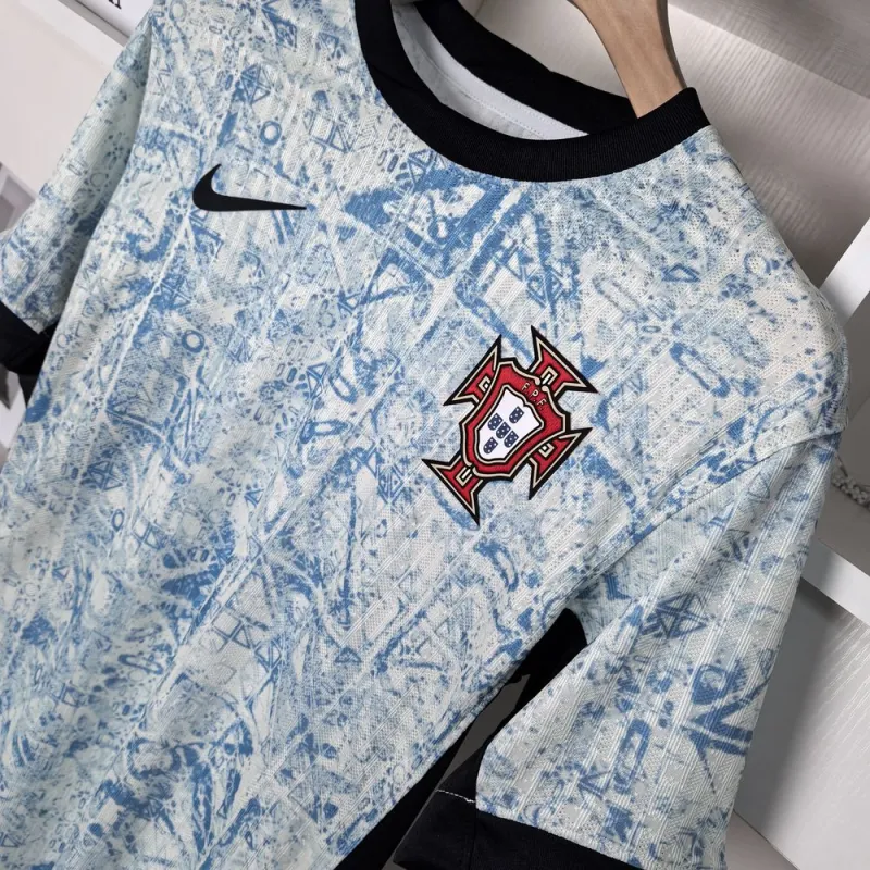 Player version Portugal Away Uefa Euro 2024 Soccer Jersey