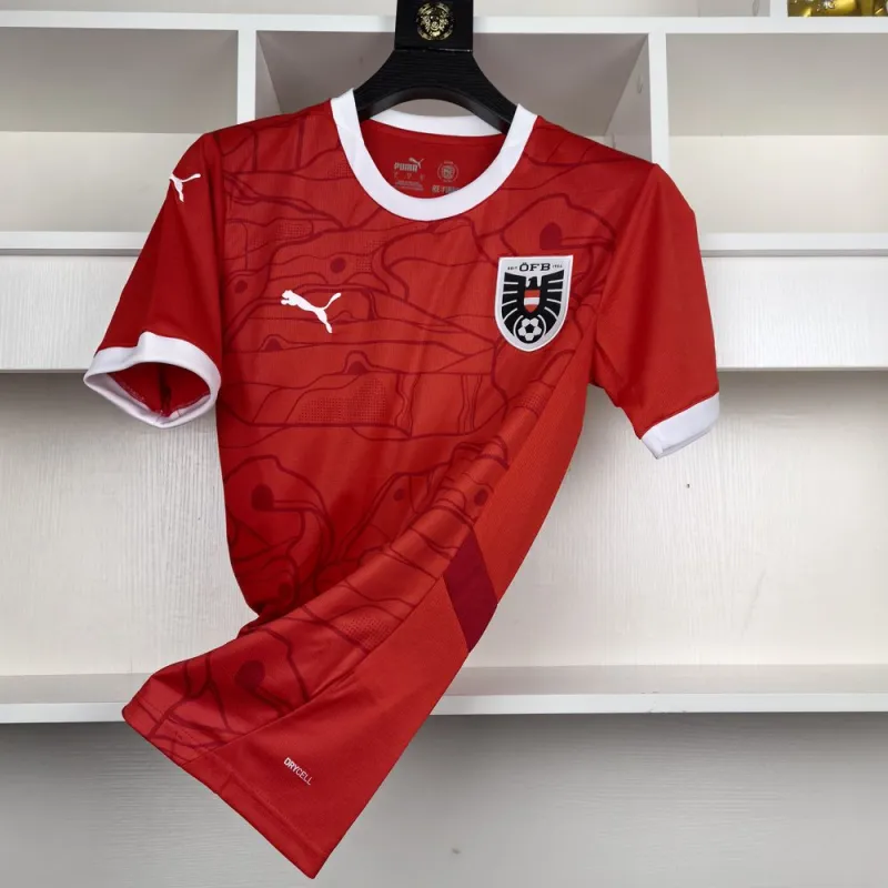 Camisa Áustria I 2024/25 Eurocopa