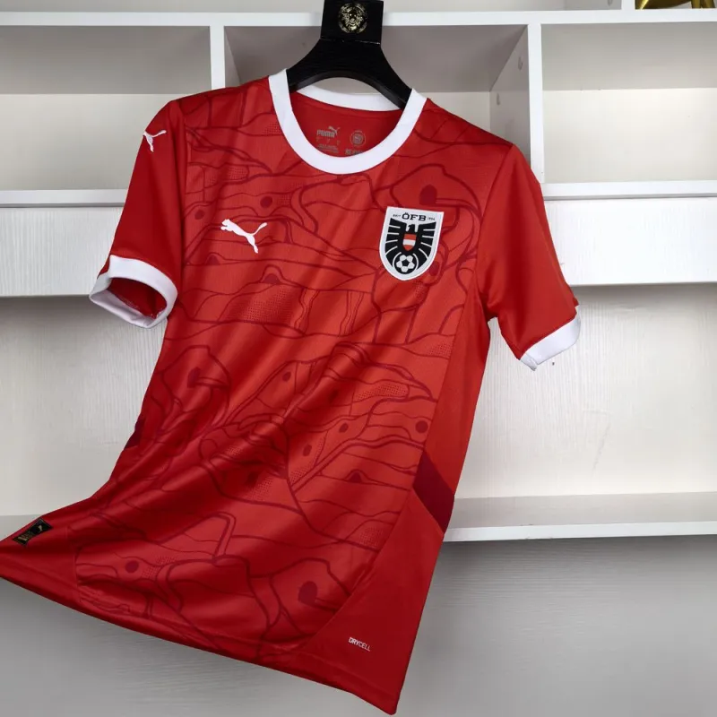 Camisa Áustria I 2024/25 Eurocopa