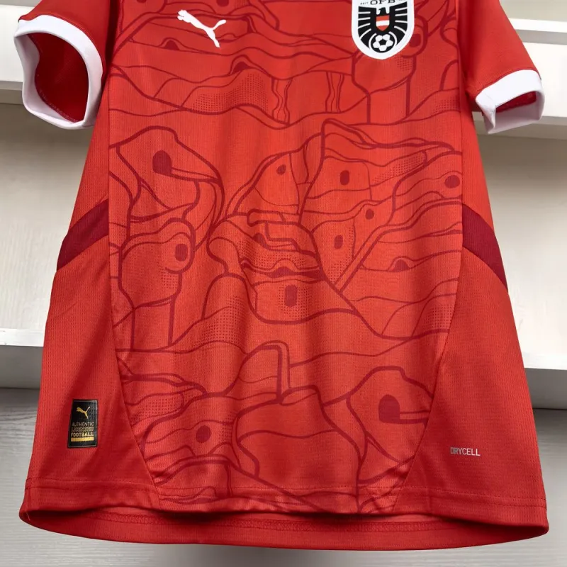 Camisa Áustria I 2024/25 Eurocopa