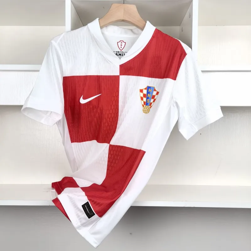 Camisa Croácia I 2024/25 Versão Jogador Eurocopa