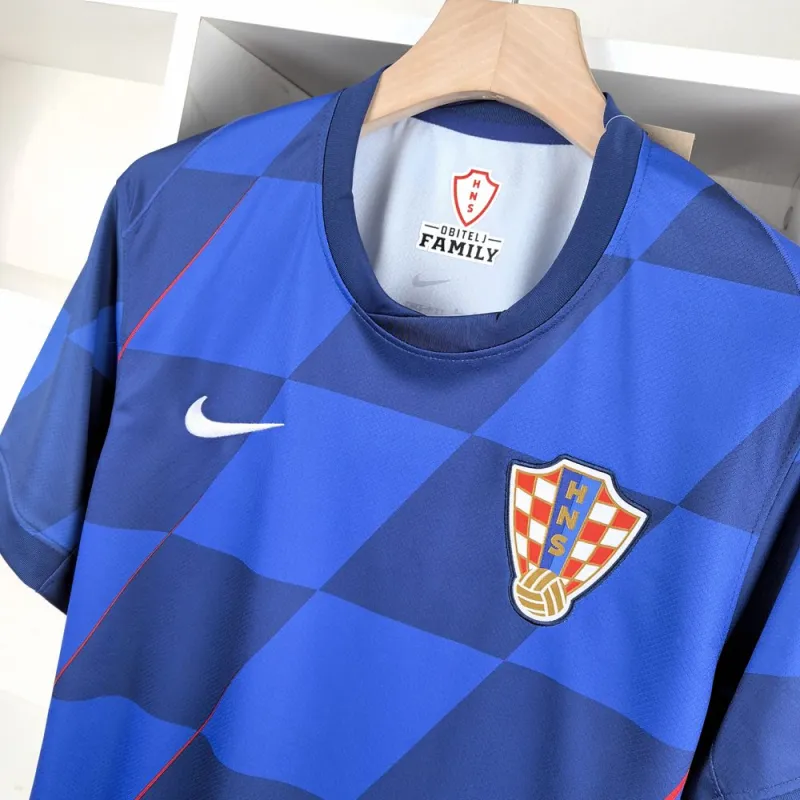 Camisa Croácia II 2024 Eurocopa