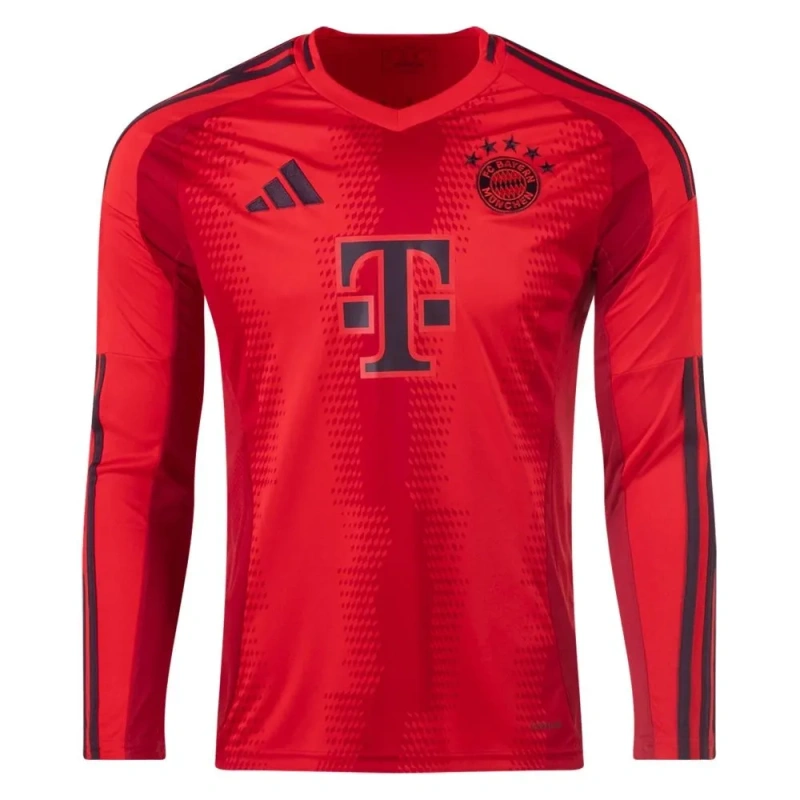 Camisa Bayern de Munique I 2024/25 Autêntica Versão Jogador Manga Longa