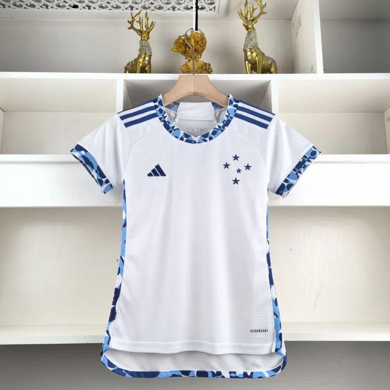 Camisa Cruzeiro II 2024-25 Versão Tailandesa Feminina