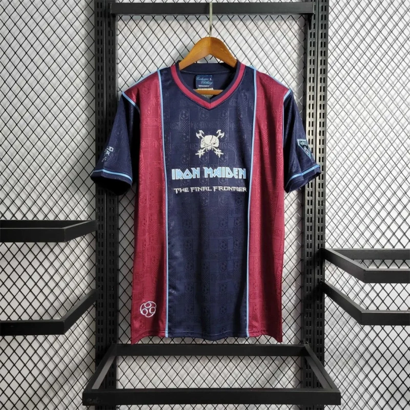 West Ham United x Iron Maiden 2011 Home Retro Jersey