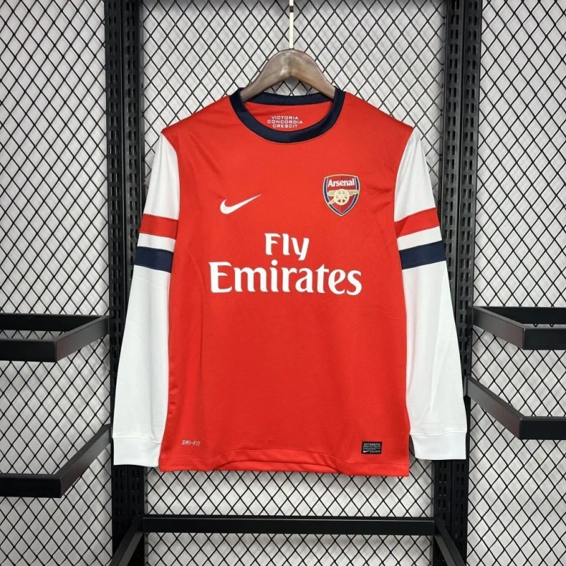 Camisa Arsenal I 2012/14 Retrô Manga Longa
