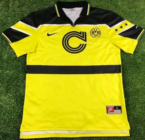 Borussia Dortmund 1997 UCL Home Retro Jersey