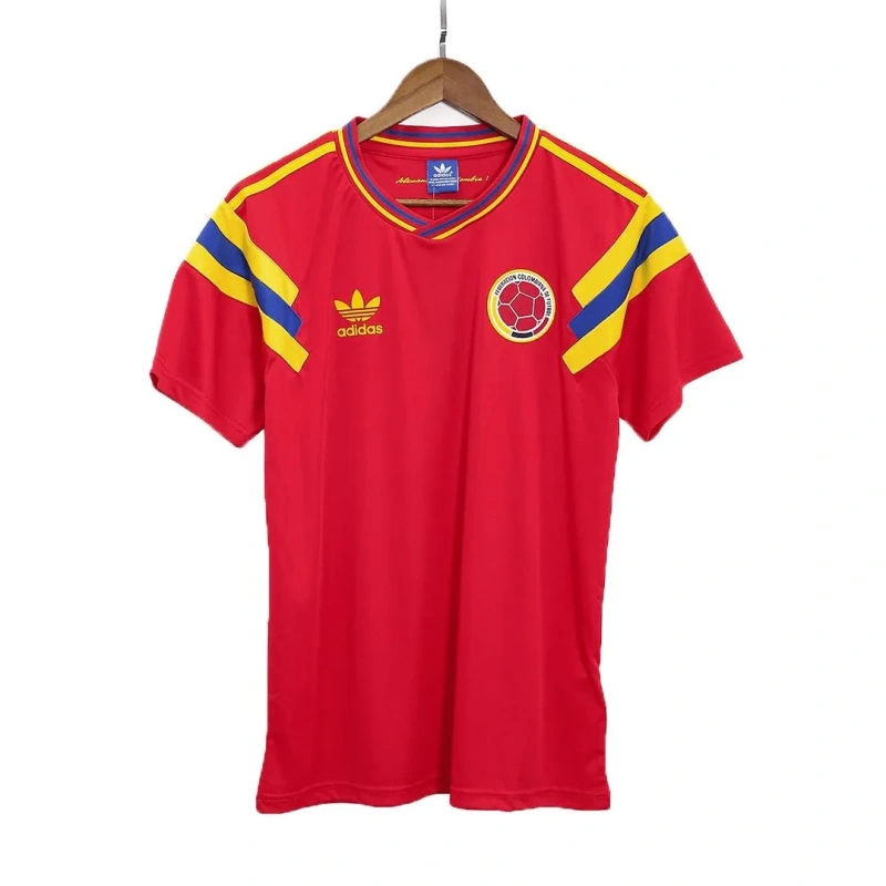 Camisa Colômbia II 1990 Retrô Copa do Mundo