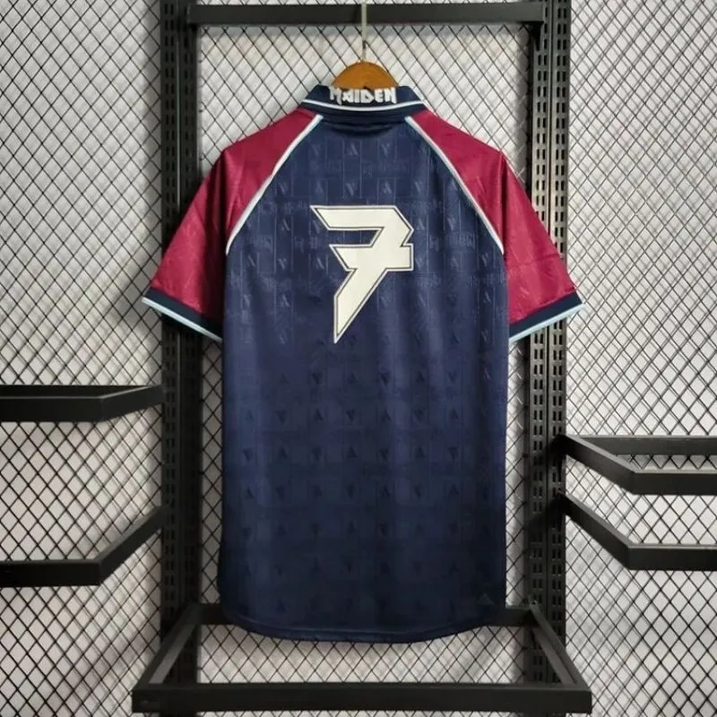 West Ham United x Iron Maiden 1999 Home Retro Jersey