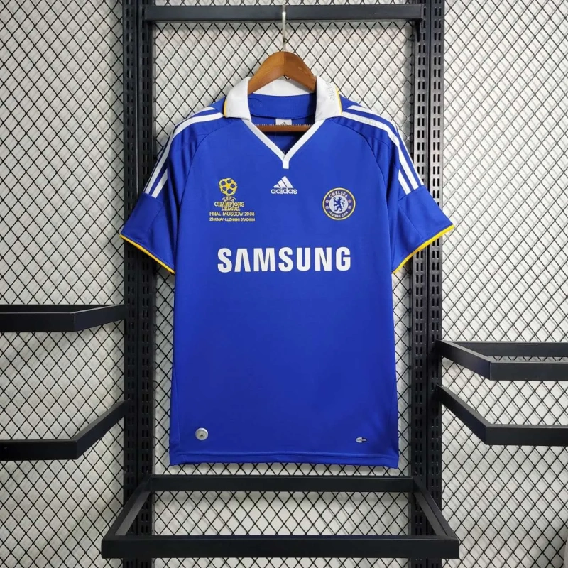 Camisa Chelsea I 2008 Retrô Final UCL