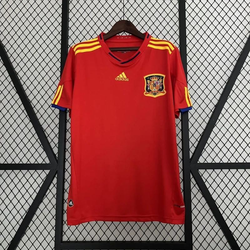 Spain 2010 World Cup Home Retro Jersey