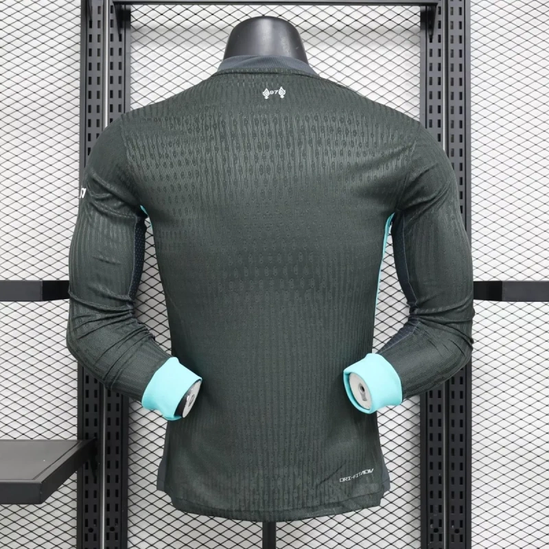 Camisa Liverpool II 2024/25 Autêntica Versão Jogador Manga Longa