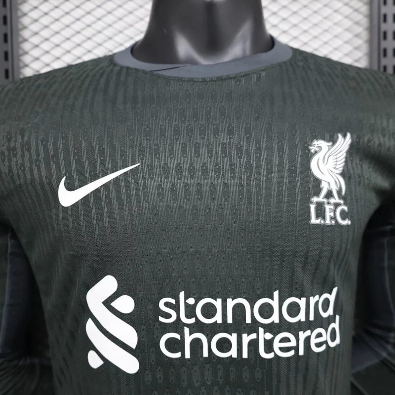 Camisa Liverpool II 2024/25 Autêntica Versão Jogador Manga Longa