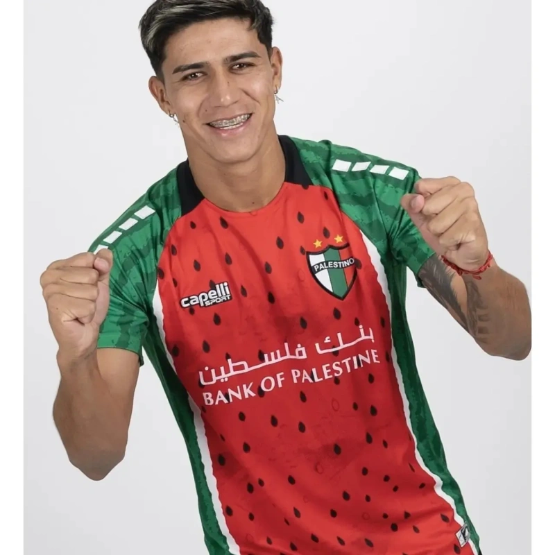 Camisa Palestino III 2025 Versão Tailandesa