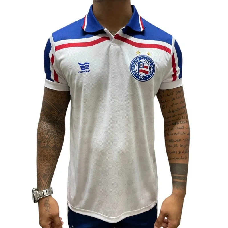 Camisa EC Bahia 2025 Retrô 1998 Versão Tailandesa