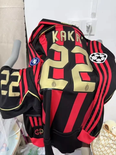 AC Milan 2006/2007 Home Retro L/S Jersey