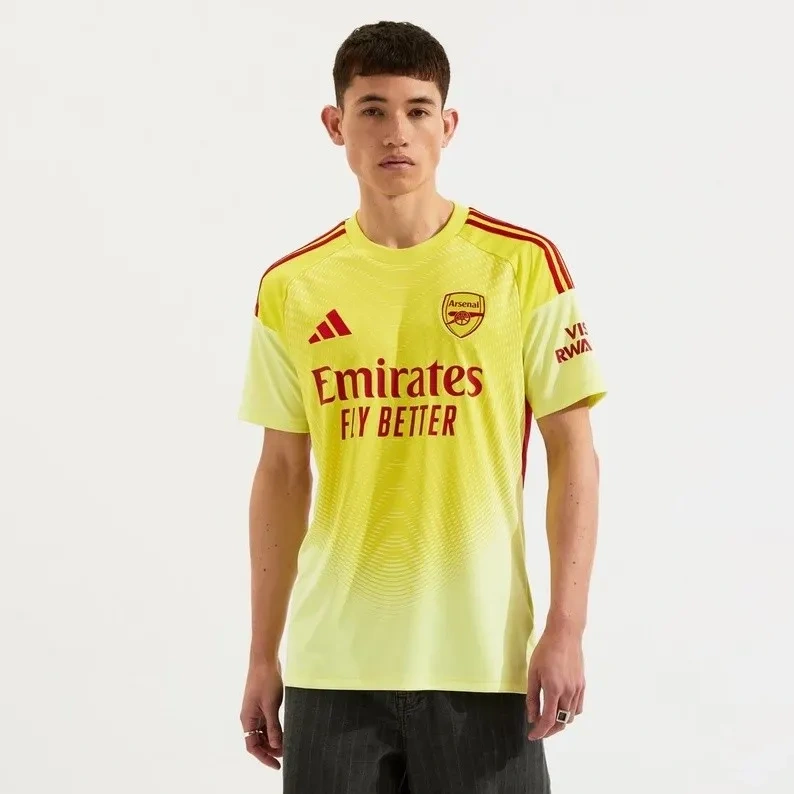 Camisa de Goleiro Arsenal 2025/2026 Versão Tailandesa
