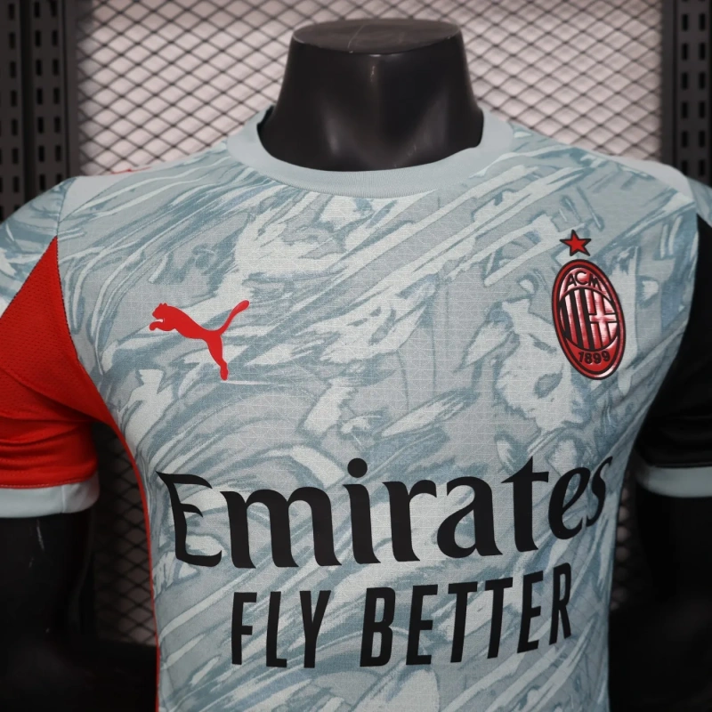 Camisa AC Milan Goleiro 2025/26 Autêntica Versão Jogador