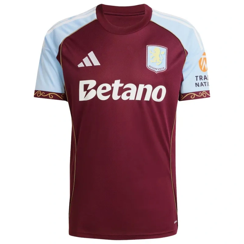 Camisa Aston Villa I 2025/26 Versão Tailandesa