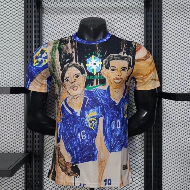 Thai Version Womens Brazil 2026 Away Jersey