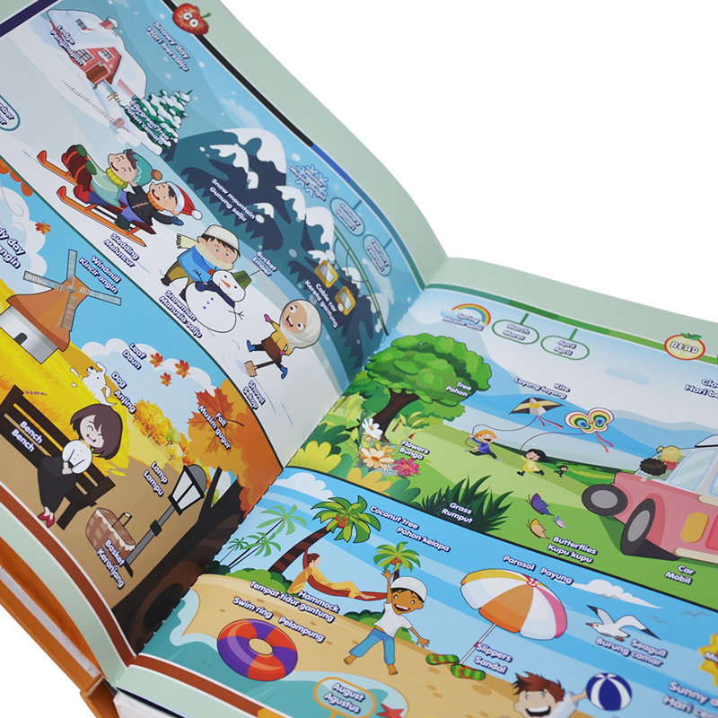 English-Bahasa Indonesian Bilingual Sound book