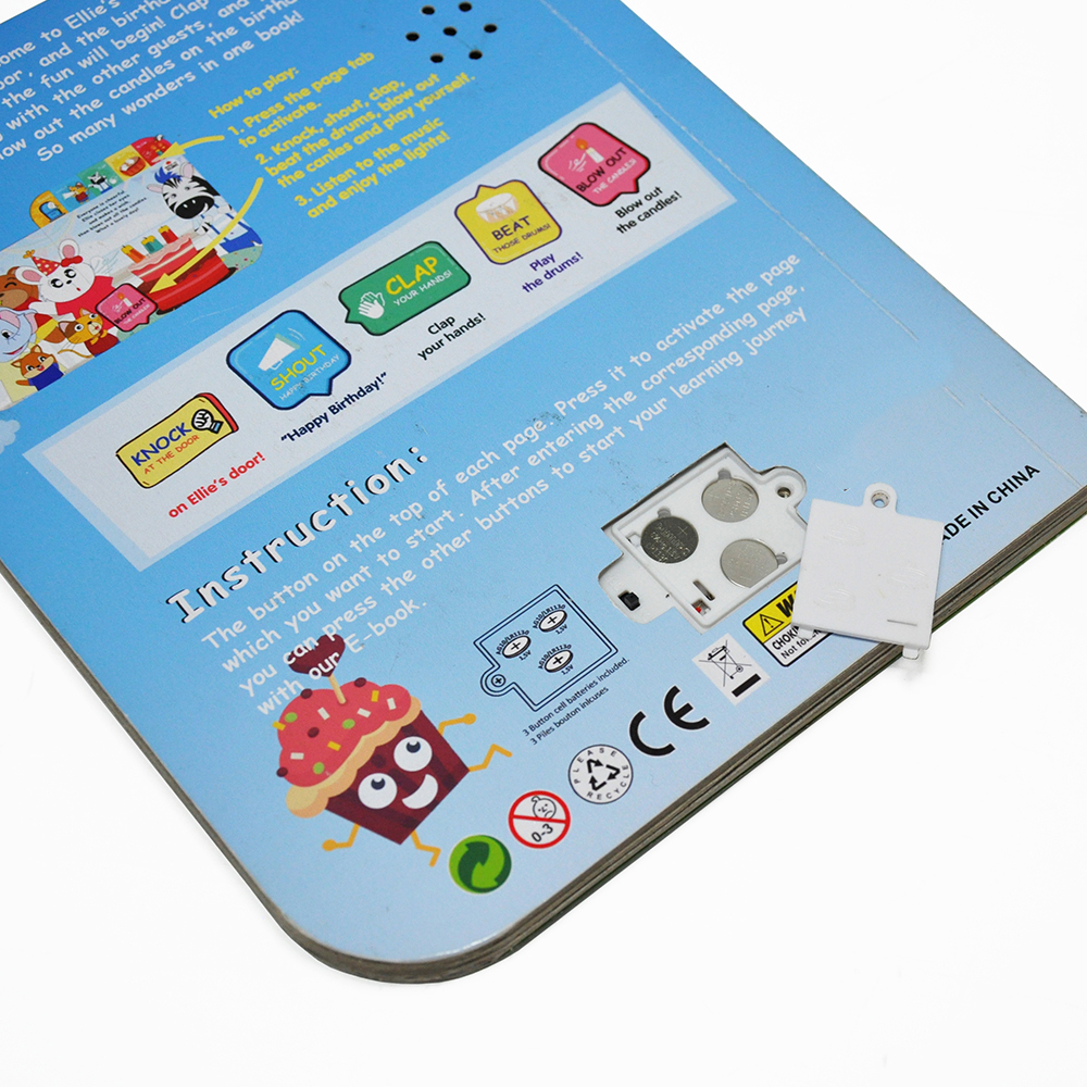 Ellie's Big Day English Birthday Book Toy