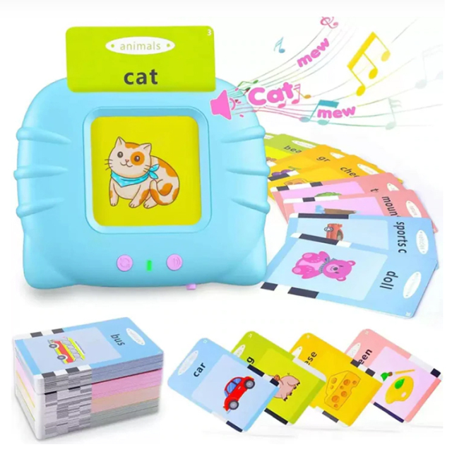 English Talking Flash Card Learning Machine Educational Toy For Children