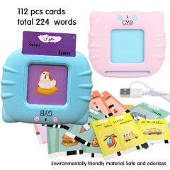 English Arabic Word Educational Talking Flash Card Reader For Kids